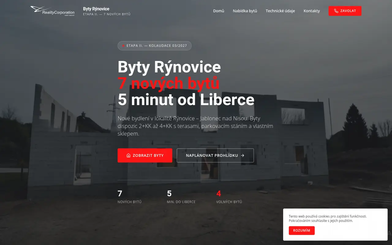 Byty Rýnovice