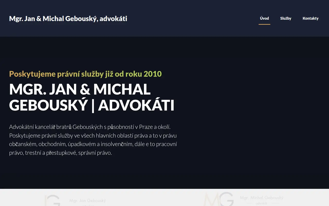 Gebouský advokáti