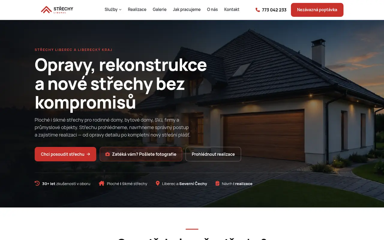 Střechy Liberec